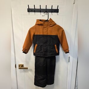 3T Joe Fresh Kids Copper and Black Winter Snow Suit